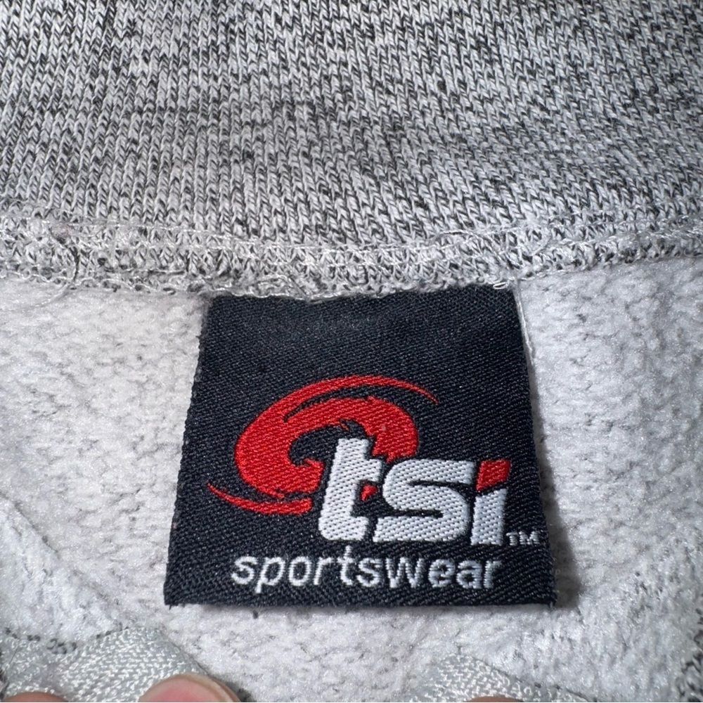 Syracuse Orange SU 1/4 Zip Collared Neck Gray Sweatshirt Jacket Fleece Size S - Picture 3 of 12